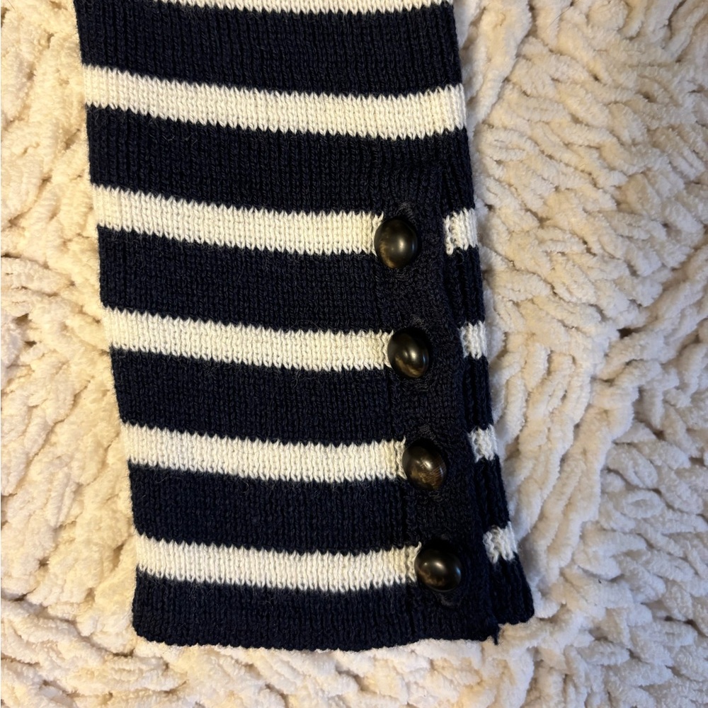 NWT Sezane Simon Jumper Navy Stripe - Picture 5 of 8
